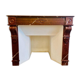 Superb marble fireplace
