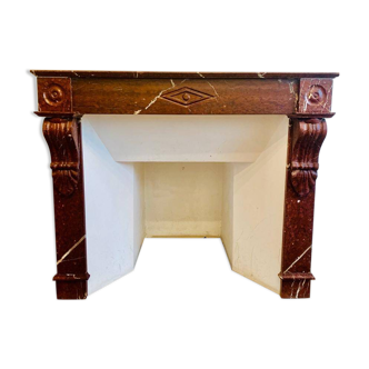 Superb marble fireplace