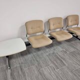 3-seater waiting bench and table from the 70s