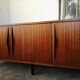 Seventies vintage bass row