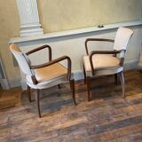 Pair of bridge chairs 60