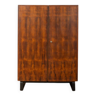 1950s home office, walnut veneer, restored, illuminated interior