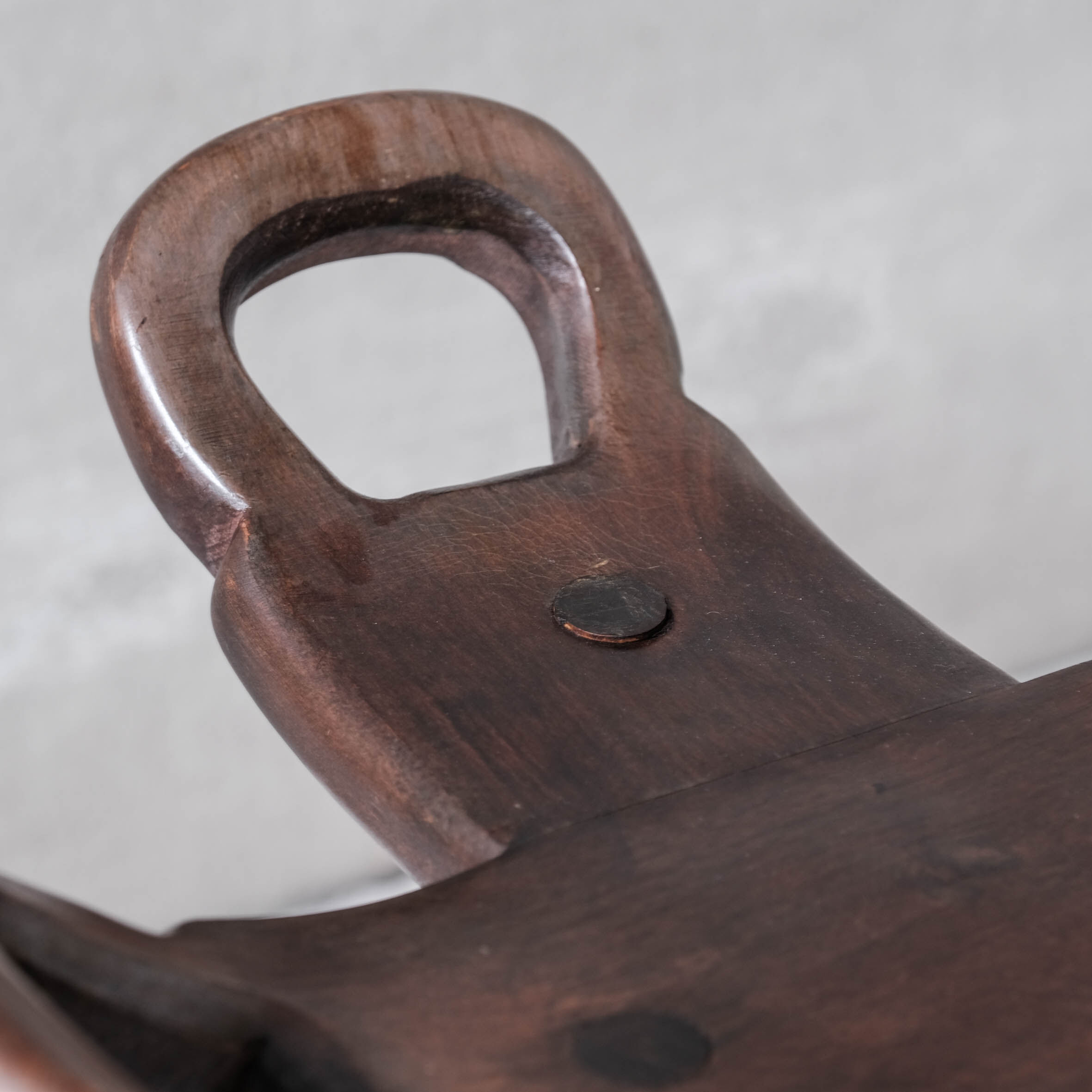 Brutalist Mid-Century 'Marbella' Bar Stool (2 Available)