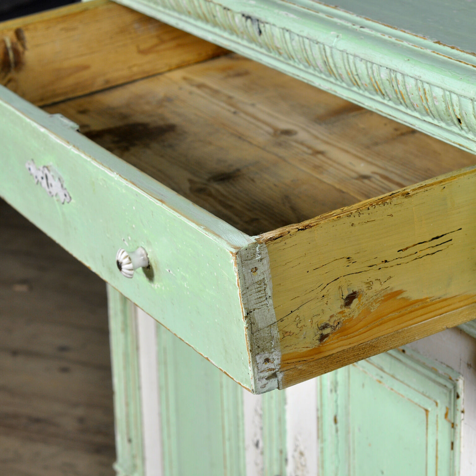 Antique pine sideboard, circa 1910