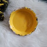 Théière moucheté noire et jaune