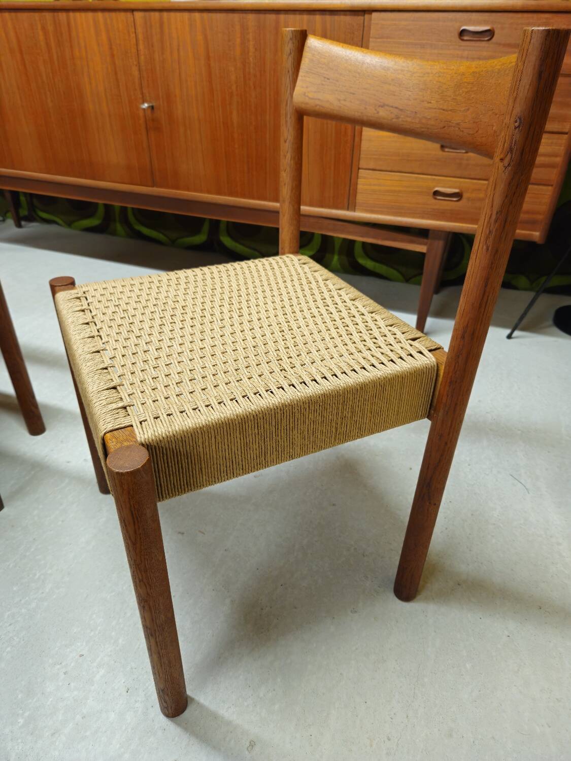 Set of 4 Danish chairs, 1970