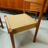 Lot de 4 chaises danoises, 1970