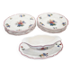 Service for 6 people, Sarreguemines earthenware, Agreste model.