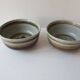 Set of 2 ramekins Bowls / cups in glazed ceramic Signed Blanot