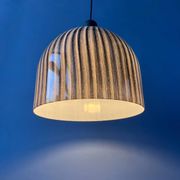 Suspension en verre Mid-Century par Peill and Putzler