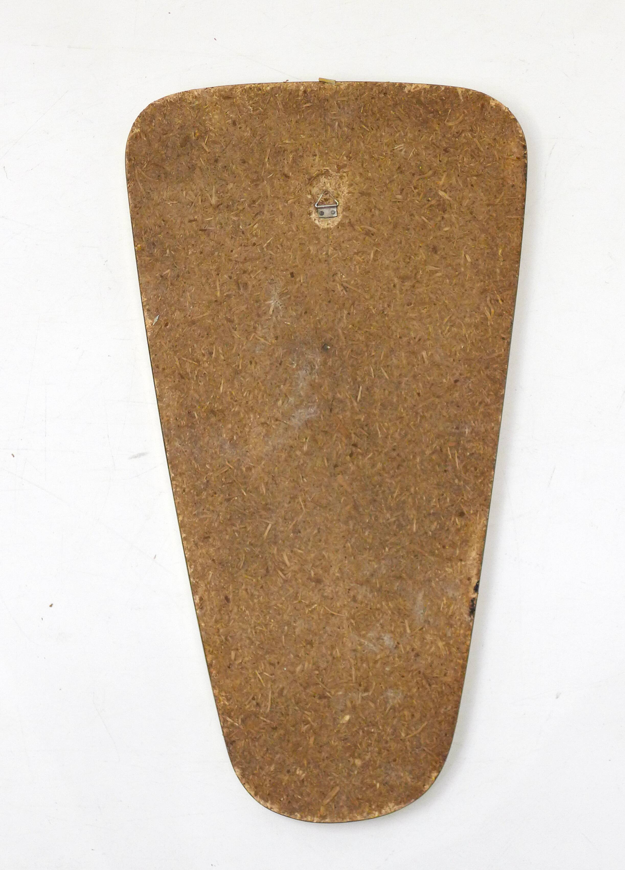 Miroir cuir matelassé