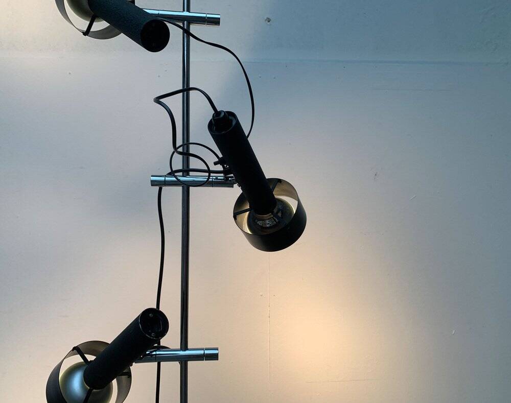 Mid-century minimalist floor lamp by Edi Franz for Swisslamps International.