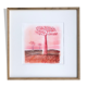 Dessin arbre rouge par Lilou, tableau unique