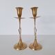 Brass star candlestick
