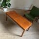 Table basse extensible en teck  vintage