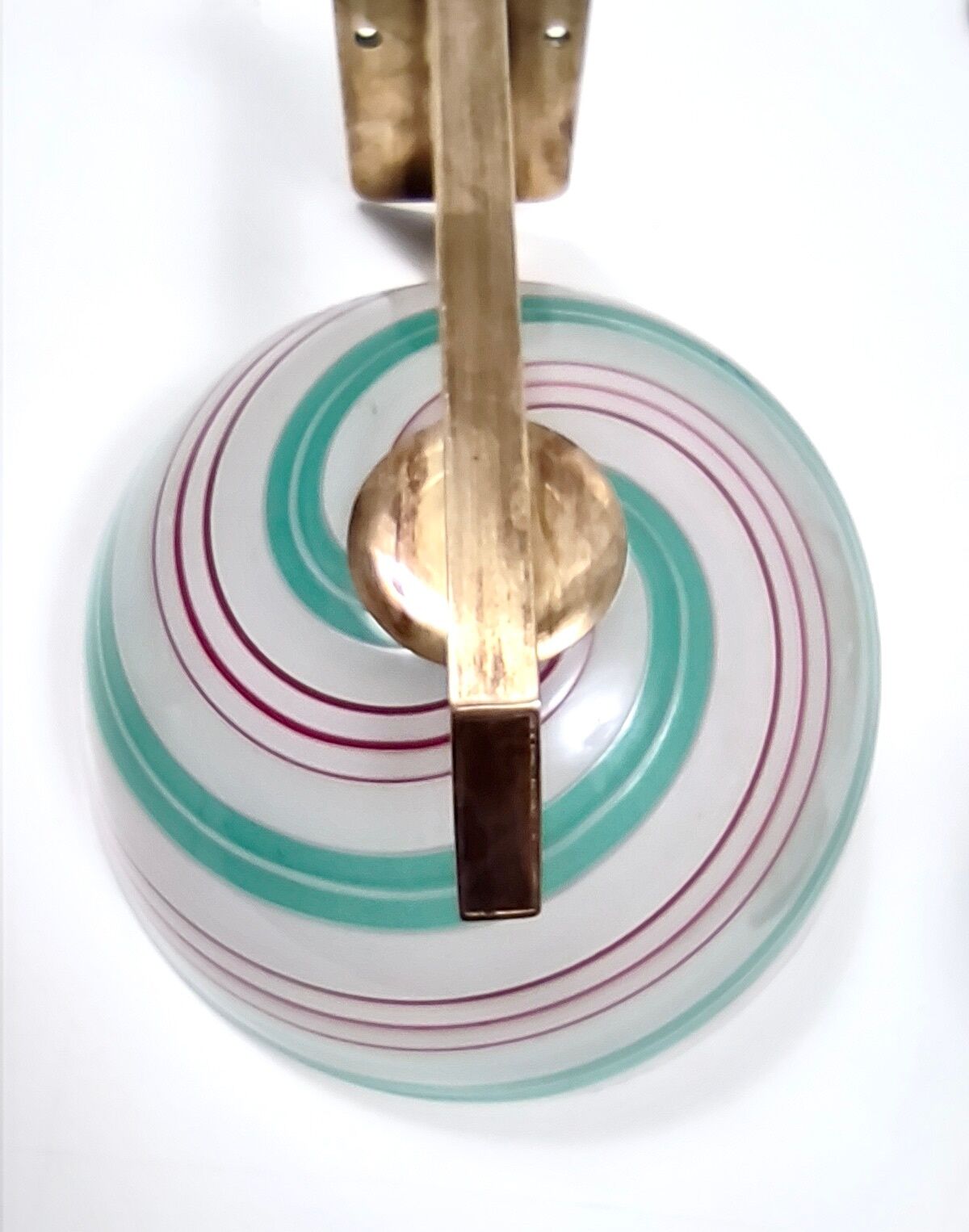 Murano Glass and Brass Wall Light by Dino Martens for Aureliano Toso, Italy