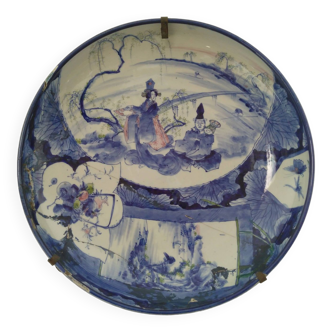 Plat en céramique japonaise époque Meiji 19ème