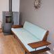 Daybed teak and copper, scandinavian style by Toothill