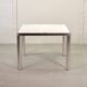 Artifort Dutch Design White Marble & Aluminium Dining Table by Kho Liang