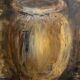 Huile sur toile nature morte jarre provençale