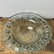 Blown glass salad bowl