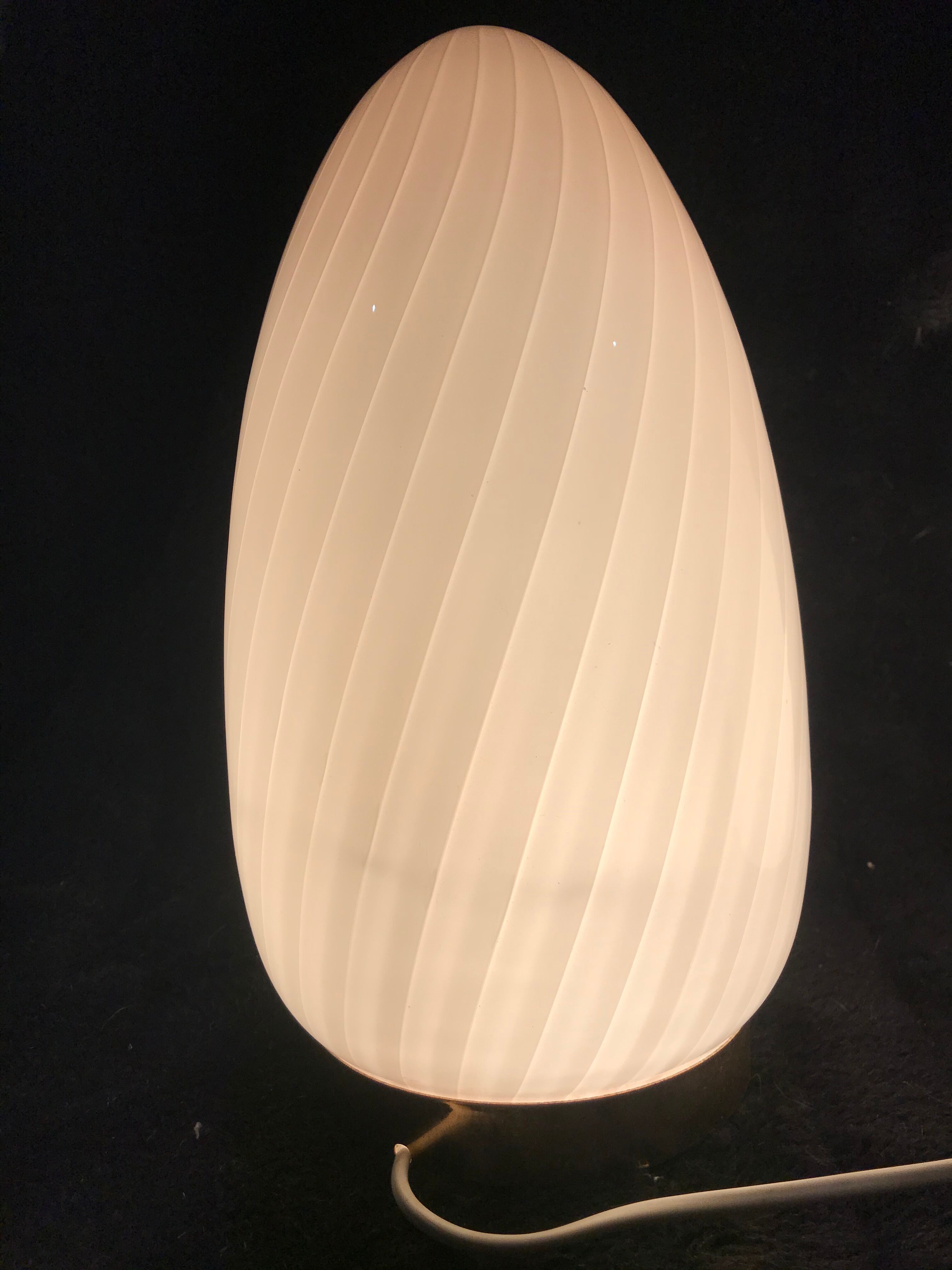 Vetri pair of Murano Glass Eggs