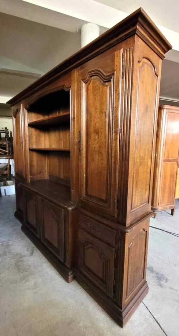 Buffet Bibus Vintage Rustique en bois massif vers 1980