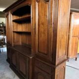 Vintage Rustic Bibus Sideboard in Solid Wood Circa 1980