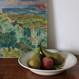Vintage oil painting landscape