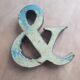 Ancient iron letter