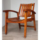 Vintage wooden armchair 1950
