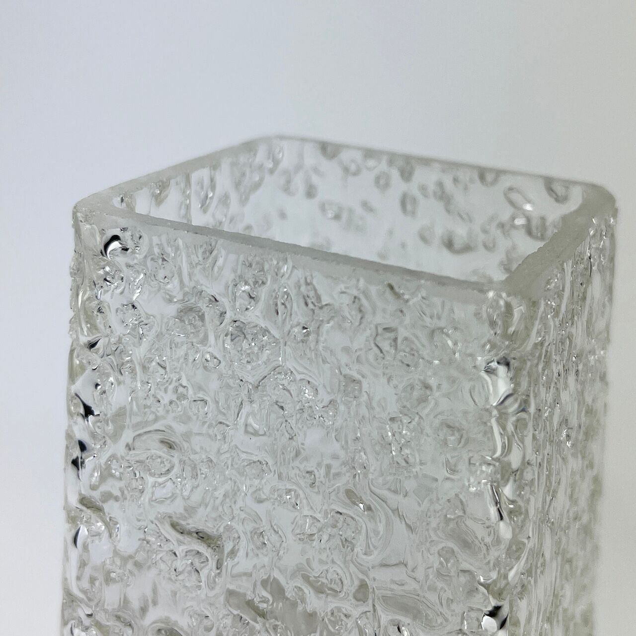 Lamp night light granite glass 70s
