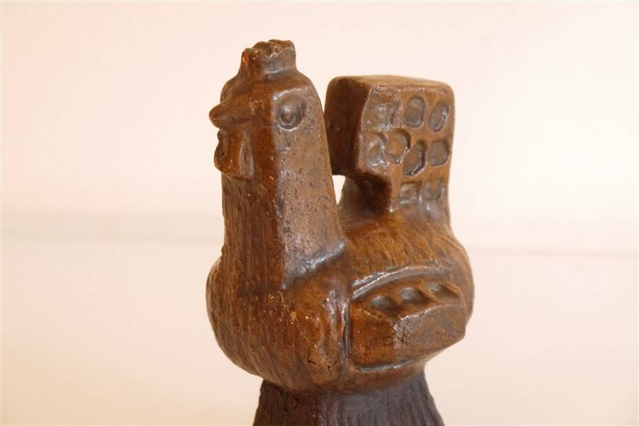 Stylized ceramic bird sculpture 1960