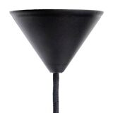 Ensemble de 2 lampes suspendues en verre Nordisk Solar Compagni / Holmegaard “74105” / Design danois moderne des années 1960.