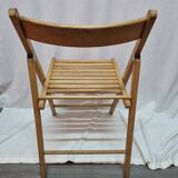 Folding chair wood from 1980