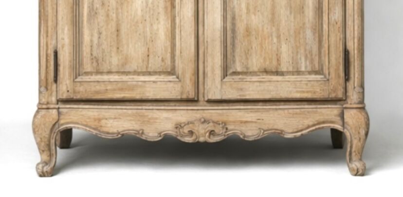 Sanded antique wardrobe