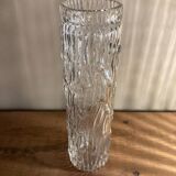 Frosted glass vase