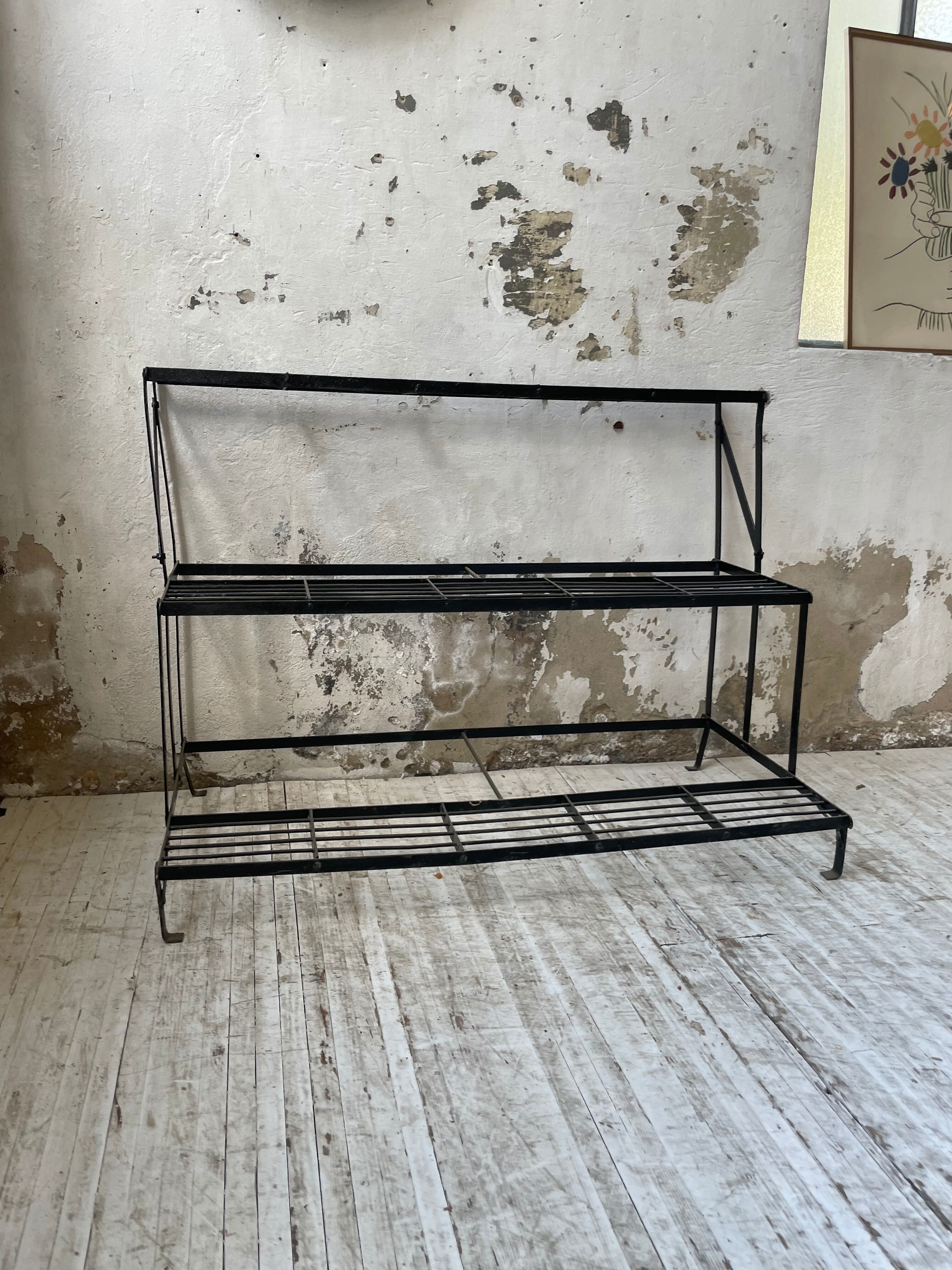 Plant holder florist metal staircase