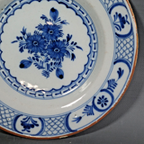 Delft 18th Bouquet Earthenware Plate