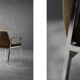 Mid-century modern brown German conference chair, made by Drabert, 1970.