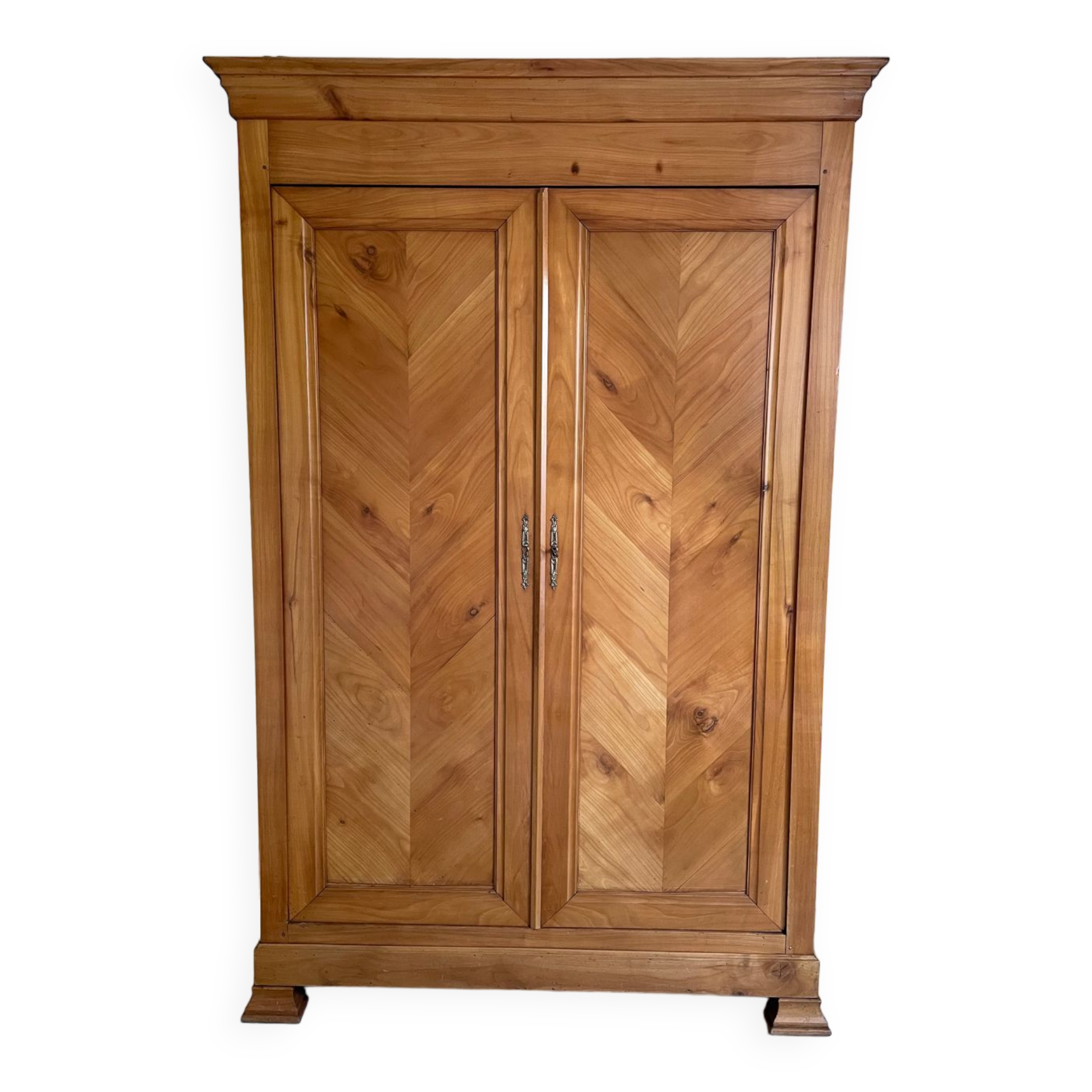 Old doweled wooden cabinet