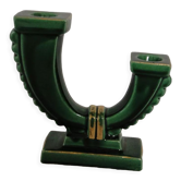 2-spoke art deco candle holder