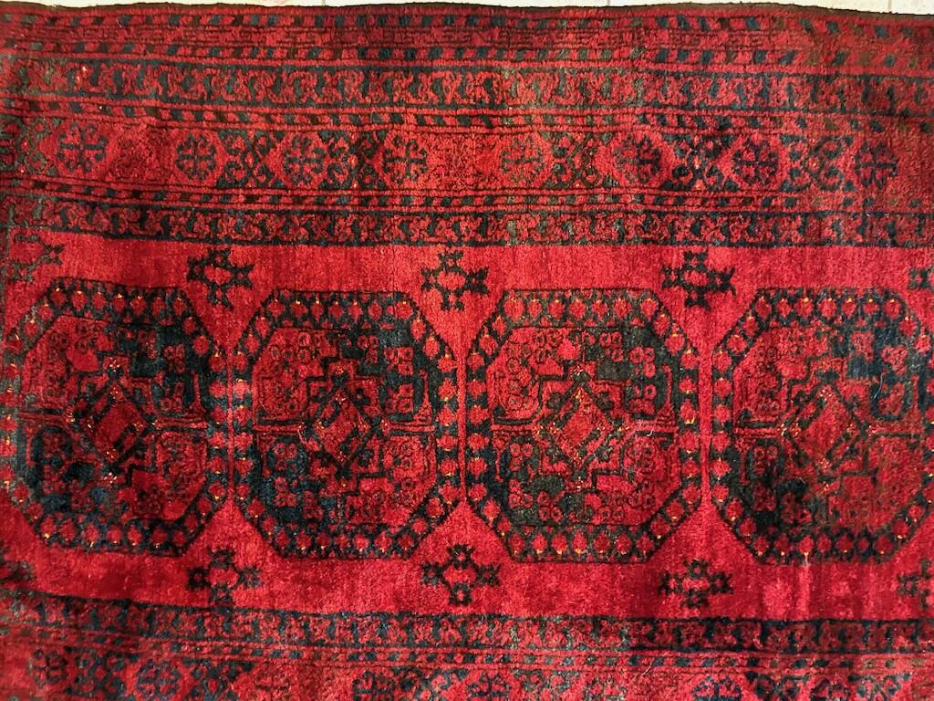 Afghan rug 205x130 cm handmade