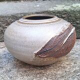 Glazed ceramic vase by Nadia and Alain Pinel