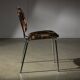 Chaise en fausse fourrure imprimée