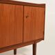 Scandinavian teak sideboard with pull-out shelf, 1960s