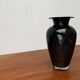 Postmodern black art glass vase by Hans Jürgen Richartz for the Richartz art collection, 1980s.