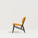 Scandinavian Lounge Chair from the Mid-1950s with a Stunning Frame