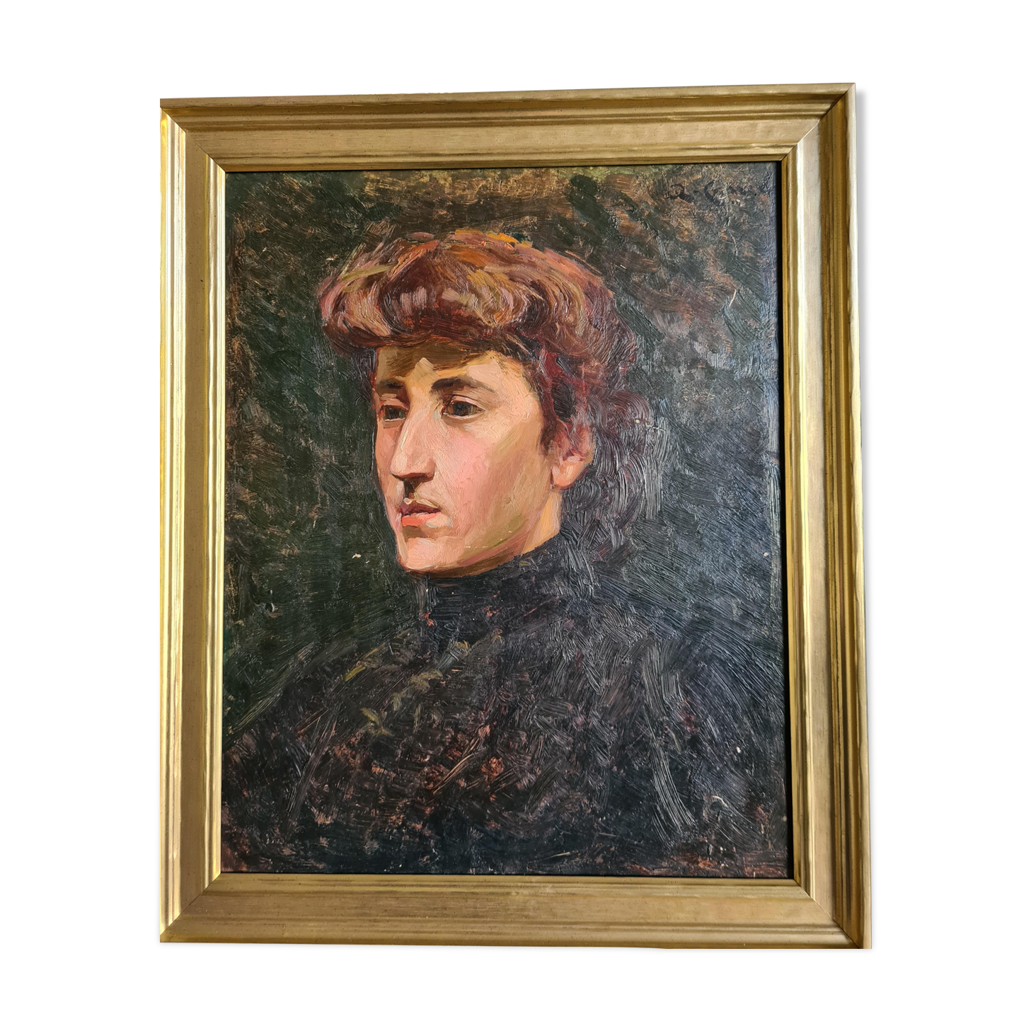 Portrait de Madame Carrera par Augustin Carrera