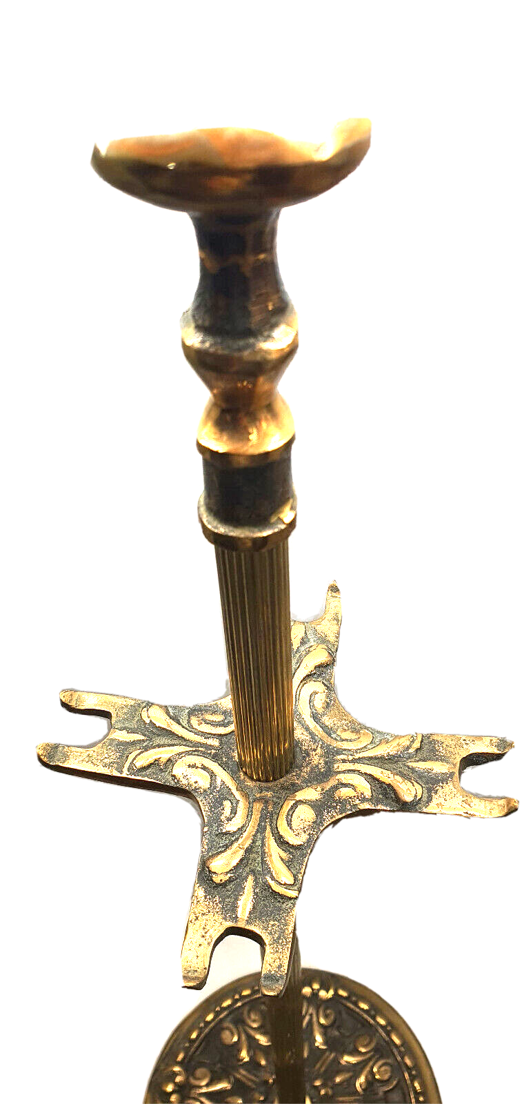 Bronze fireplace servant